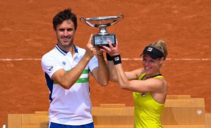 2024 Roland Garros Mixed doubles final Laura Siegemund GER Edouard Roger Vasselin FRA