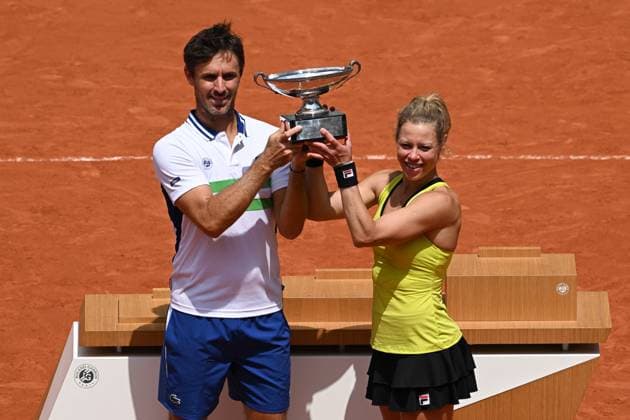 2024 Roland Garros Mixed doubles final Laura Siegemund GER Edouard Roger Vasselin FRA