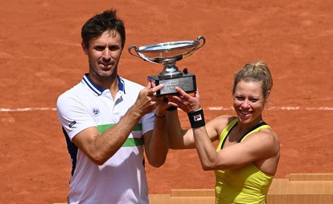 2024 Roland Garros Mixed doubles final Laura Siegemund GER Edouard Roger Vasselin FRA