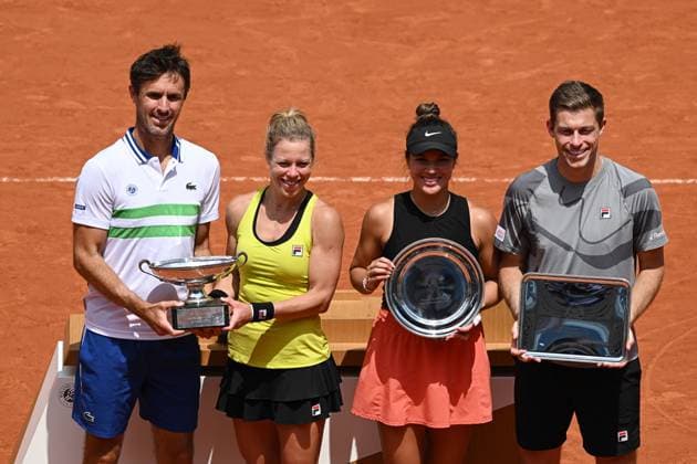 2024 Roland Garros Mixed doubles final Laura Siegemund GER Edouard Roger Vasselin FRA