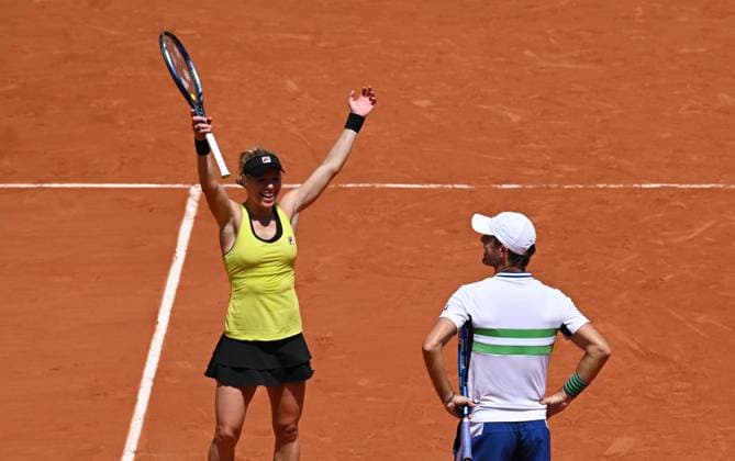 2024 Roland Garros Mixed doubles final Laura Siegemund GER Edouard Roger Vasselin FRA