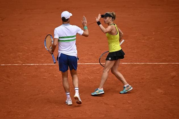 2024 Roland Garros Mixed doubles final Laura Siegemund GER Edouard Roger Vasselin FRA