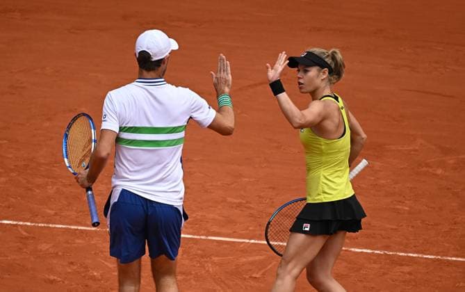 2024 Roland Garros Mixed doubles final Laura Siegemund GER Edouard Roger Vasselin FRA