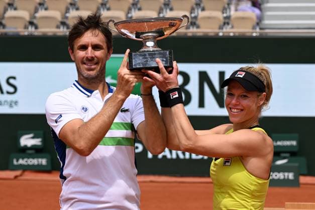 2024 Roland Garros Mixed doubles final Laura Siegemund GER Edouard Roger Vasselin FRA