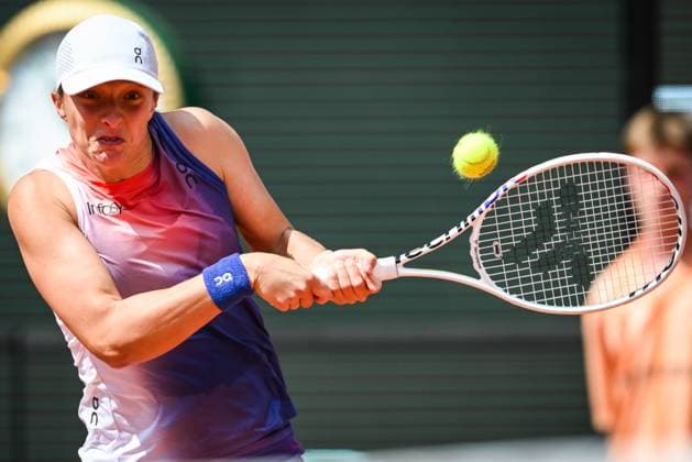 June 6, 2024, Paris, France, France: Iga SWIATEK of Poland during the twelfth day of Roland-Garros 2024, French Open 2024, Grand Slam tennis tournament at the Roland-Garros Stadium on June 06, 2024 in Paris, France. Paris France - ZUMAm308 20240606_zsp_m308_001 Copyright: xMatthieuxMirvillex