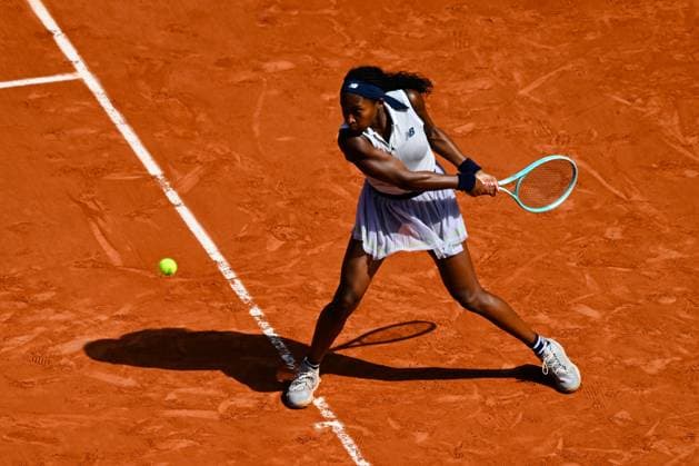 Coco Gauff ( USA ) during the 2024 French Open at Roland Garros on June 6, 2024 in Paris, France. ( Photo by federico pestellini panoramic ) - TENNIS : Roland Garros 2024 - Internationaux de France - 06 06 2024 FedericoPestellini Panoramic 