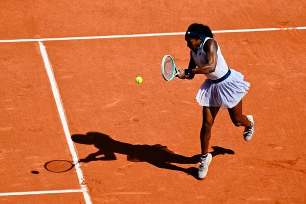 Coco Gauff ( USA ) during the 2024 French Open at Roland Garros on June 6, 2024 in Paris, France. ( Photo by federico pestellini panoramic ) - TENNIS : Roland Garros 2024 - Internationaux de France - 06 06 2024 FedericoPestellini Panoramic 