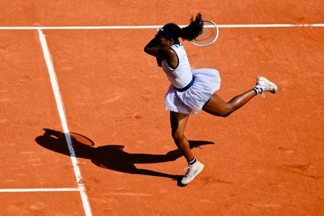 Coco Gauff ( USA ) during the 2024 French Open at Roland Garros on June 6, 2024 in Paris, France. ( Photo by federico pestellini panoramic ) - TENNIS : Roland Garros 2024 - Internationaux de France - 06 06 2024 FedericoPestellini Panoramic 