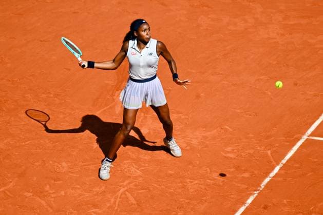Coco Gauff ( USA ) during the 2024 French Open at Roland Garros on June 6, 2024 in Paris, France. ( Photo by federico pestellini panoramic ) - TENNIS : Roland Garros 2024 - Internationaux de France - 06 06 2024 FedericoPestellini Panoramic 