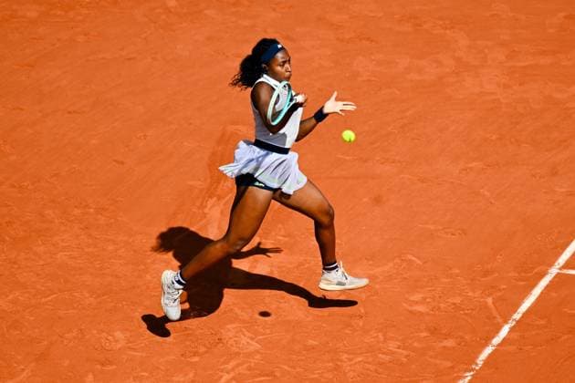 Coco Gauff ( USA ) during the 2024 French Open at Roland Garros on June 6, 2024 in Paris, France. ( Photo by federico pestellini panoramic ) - TENNIS : Roland Garros 2024 - Internationaux de France - 06 06 2024 FedericoPestellini Panoramic 