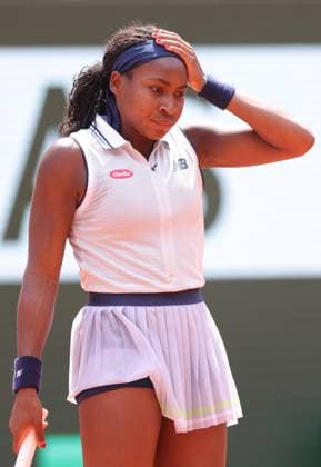 Coco Gauff, USA, during semifinal of 2024 French Open at Roland Garros, Paris, 06 06 2024