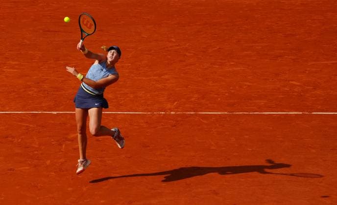 Mirra Andreeva in semi final action French Open Tennis, Day 12, Tennis, Roland Garros, Paris, France - 06 June 2024  Copyright: xJavierxGarcia Shutterstockx 14521936ae