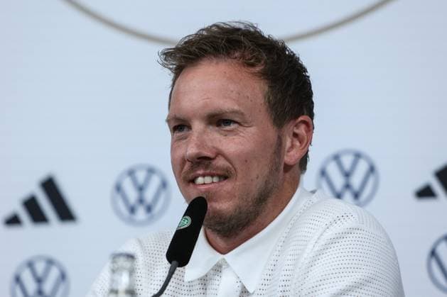 Sport, Football, National team Season 2023 24 Press conference Germany before the international match against Greece 06 06 2024, BORUSSIA PARK Julian Nagelsmann Coach Germany Mönchengladbach BORUSSIA PARK North Rhine-Westphalia Germany