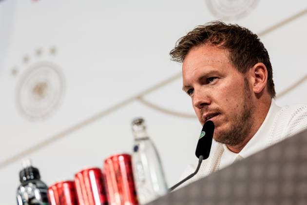 International match Germany Greece Final press conference Germany 06 06 2024 Julian Nagelsmann Coach Germany International match Germany Greece Final press conference Germany Borussia Park, Mönchengladbach on 06 06 2024 Copyright: xBEAUTIFULxSPORTS Wunderlx
