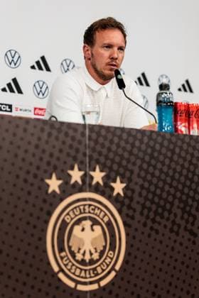 International match Germany Greece Final press conference Germany 06 06 2024 Julian Nagelsmann Coach Germany International match Germany Greece Final press conference Germany Borussia Park, Mönchengladbach on 06 06 2024 Copyright: xBEAUTIFULxSPORTS Wunderlx