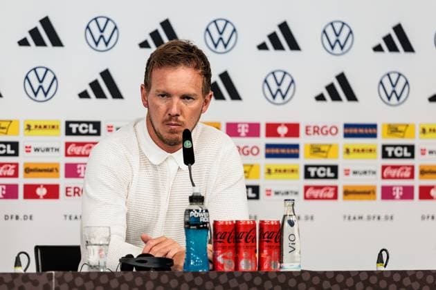 International match Germany Greece Final press conference Germany 06 06 2024 Julian Nagelsmann Coach Germany International match Germany Greece Final press conference Germany Borussia Park, Mönchengladbach on 06 06 2024 Copyright: xBEAUTIFULxSPORTS Wunderlx