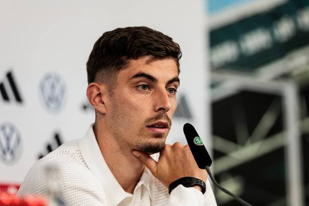 International match Germany Greece Closing press conference Germany 06 06 2024 Kai Havertz Germany, 7 International match Germany Greece Closing press conference Germany Borussia Park, Mönchengladbach on 06 06 2024 Copyright: xBEAUTIFULxSPORTS Wunderlx