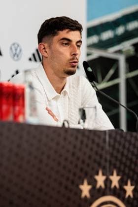International match Germany Greece Closing press conference Germany 06 06 2024 Kai Havertz Germany, 7 International match Germany Greece Closing press conference Germany Borussia Park, Mönchengladbach on 06 06 2024 Copyright: xBEAUTIFULxSPORTS Wunderlx