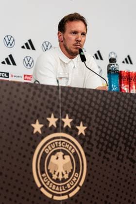 International match Germany Greece Final press conference Germany 06 06 2024 Julian Nagelsmann Coach Germany International match Germany Greece Final press conference Germany Borussia Park, Mönchengladbach on 06 06 2024 Copyright: xBEAUTIFULxSPORTS Wunderlx
