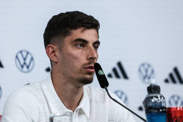 Sport, Football, National team season 2023 24 Press conference Germany before the international match against Greece 06 06 2024, BORUSSIA PARK Kai Havertz Germany, 7 Mönchengladbach BORUSSIA PARK Nordrhein Westfahlen Germany