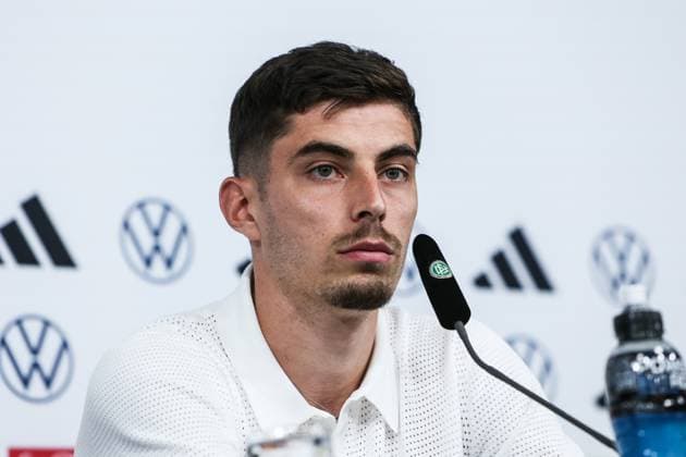 Sport, Football, National team season 2023 24 Press conference Germany before the international match against Greece 06 06 2024, BORUSSIA PARK Kai Havertz Germany, 7 Mönchengladbach BORUSSIA PARK Nordrhein Westfahlen Germany