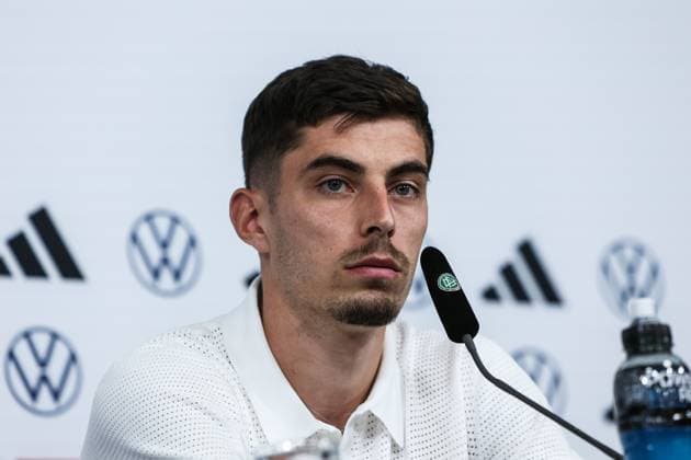 Sport, Football, National team season 2023 24 Press conference Germany before the international match against Greece 06 06 2024, BORUSSIA PARK Kai Havertz Germany, 7 Mönchengladbach BORUSSIA PARK Nordrhein Westfahlen Germany