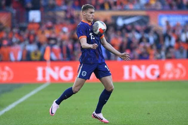 International soccer match Netherlands Canada on 06 06 2024 at Feyenoord Stadium in Rotterdam Micky van de Ven Netherlands xRx
