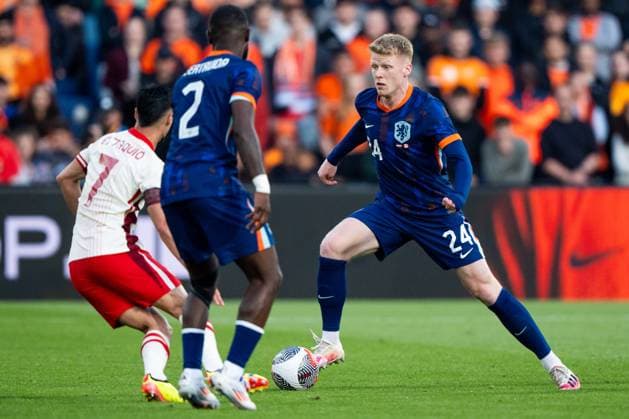 Eredivisie: {event} Rotterdam - Jerdy Schouten of Netherlands during the Friendly match between The Netherlands and Canada at De Kuip on 06 June 2024 in Rotterdam, The Netherlands. (Box 2 Box Tom Bode) Copyright: xTomxBodex