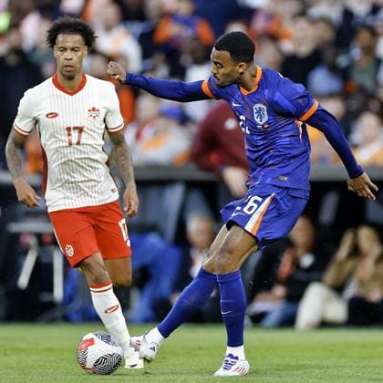 ROTTERDAM, 06-06-2024, Stadium de Kuip, Friendly match between Netherlands and Canada. player player Netherlands Ryan Gravenberch Netherlands - Canada (friendly)  x25432511x Copyright:
