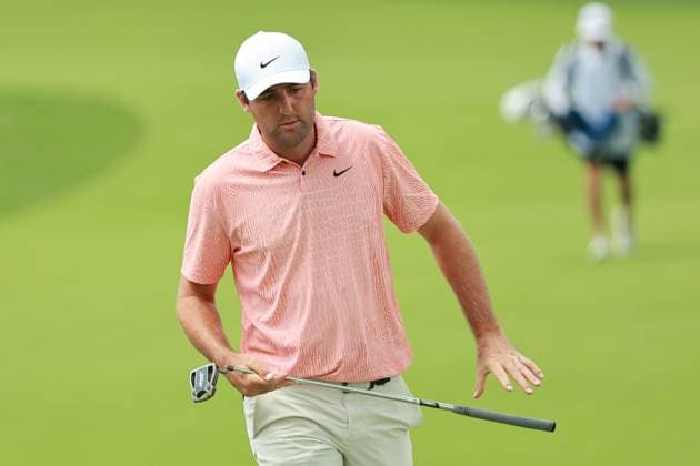 The Memorial Tournament Scottie Scheffler of the United States approaches the 18th green during Day One of The Memorial Tournament presented by Workday at Muirfield Village Golf Club in Dublin, Ohio, USA on Thursday, June 6, 2024. Dublin Ohio United States  Copyright: xJorgexLemusx originalFilename:lemus-thememor240606_nphM7.jpg