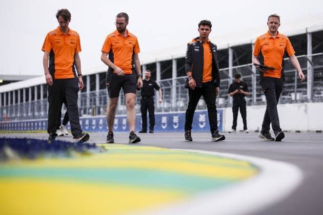NORRIS Lando (gbr), McLaren F1 Team MCL38, portrait during the Formula 1 AWS Grand Prix du Canada 2024, 9th round of the 2024 Formula One World Championship, WM, Weltmeisterschaft from June 07 to 09, 2024 on the Circuit Gilles Villeneuve, in MontrÃ al, Canada - F1 - CANADIAN GRAND PRIX 2024 DPPI Panoramic  240606_R09_CANADA_DP_EA029333
