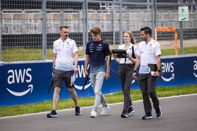 SARGEANT Logan (usa), Williams Racing FW46, portrait during the Formula 1 AWS Grand Prix du Canada 2024, 9th round of the 2024 Formula One World Championship, WM, Weltmeisterschaft from June 07 to 09, 2024 on the Circuit Gilles Villeneuve, in MontrÃ al, Canada - F1 - CANADIAN GRAND PRIX 2024 DPPI Panoramic  240606_R09_CANADA_DP_EA029498