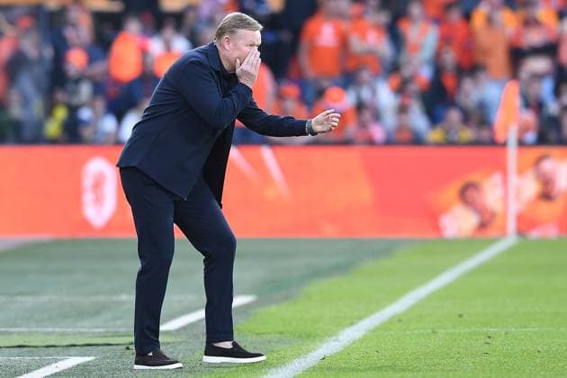 International soccer match Netherlands Canada on 06 06 2024 at Feyenoord Stadium in Rotterdam Ronald Koeman Coach Head Coach Netherlands xRx