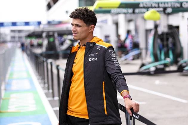 NORRIS Lando (gbr), McLaren F1 Team MCL38, portrait during the Formula 1 AWS Grand Prix du Canada 2024, 9th round of the 2024 Formula One World Championship, WM, Weltmeisterschaft from June 07 to 09, 2024 on the Circuit Gilles Villeneuve, in MontrÃ al, Canada - F1 - CANADIAN GRAND PRIX 2024 DPPI Panoramic  240606_R09_CANADA_DP_EA029944