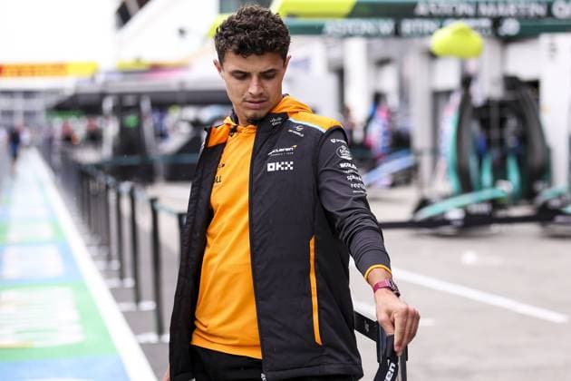 NORRIS Lando (gbr), McLaren F1 Team MCL38, portrait during the Formula 1 AWS Grand Prix du Canada 2024, 9th round of the 2024 Formula One World Championship, WM, Weltmeisterschaft from June 07 to 09, 2024 on the Circuit Gilles Villeneuve, in MontrÃ al, Canada - F1 - CANADIAN GRAND PRIX 2024 DPPI Panoramic  240606_R09_CANADA_DP_EA029929
