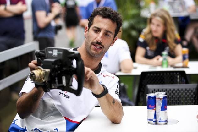 RICCIARDO Daniel (aus), Visa Cash App RB F1 Team VCARB 01, portrait during the Formula 1 AWS Grand Prix du Canada 2024, 9th round of the 2024 Formula One World Championship, WM, Weltmeisterschaft from June 07 to 09, 2024 on the Circuit Gilles Villeneuve, in MontrÃ al, Canada - F1 - CANADIAN GRAND PRIX 2024 DPPI Panoramic  240606_R09_CANADA_DP_EA022050