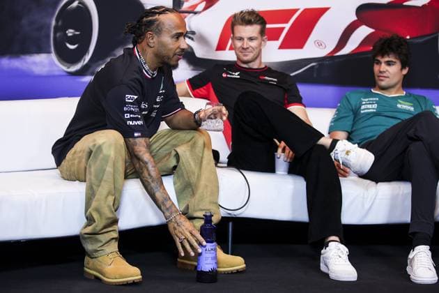 HAMILTON Lewis (gbr), Mercedes AMG F1 Team W15, portrait during the Formula 1 AWS Grand Prix du Canada 2024, 9th round of the 2024 Formula One World Championship, WM, Weltmeisterschaft from June 07 to 09, 2024 on the Circuit Gilles Villeneuve, in MontrÃ al, Canada - F1 - CANADIAN GRAND PRIX 2024 DPPI Panoramic  240606_R09_CANADA_DP_EA022342