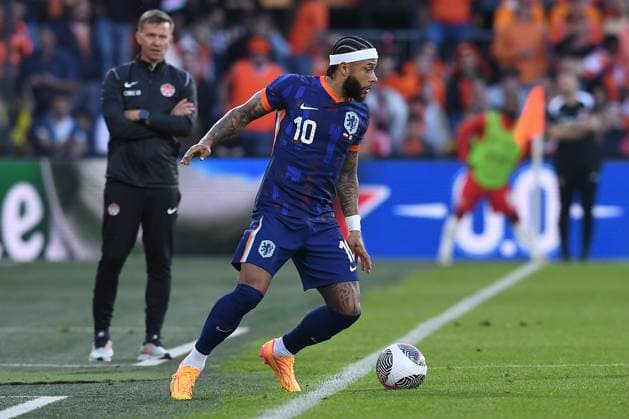 International soccer match Netherlands Canada on 06 06 2024 at Feyenoord Stadium in Rotterdam Memphis Depay Netherlands xRx