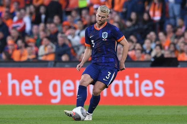 International soccer match Netherlands Canada on 06 06 2024 at Feyenoord Stadium in Rotterdam Matthijs de Ligt Netherlands xRx