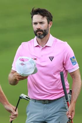 The Memorial Tournament Adam Hadwin of Canada walks off the 18th green after completing Day One of The Memorial Tournament presented by Workday at Muirfield Village Golf Club in Dublin, Ohio, USA on Thursday, June 6, 2024. Dublin Ohio United States  Copyright: xJorgexLemusx originalFilename:lemus-thememor240606_npqjp.jpg