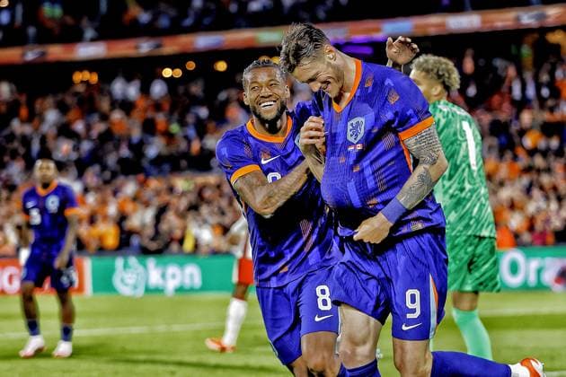 ROTTERDAM, 06-06-2024, Stadium de Kuip, Friendly match between Netherlands and Canada. player Netherlands Wout Weghorst cs 3-0 Netherlands - Canada (friendly)  x25433020x Copyright: