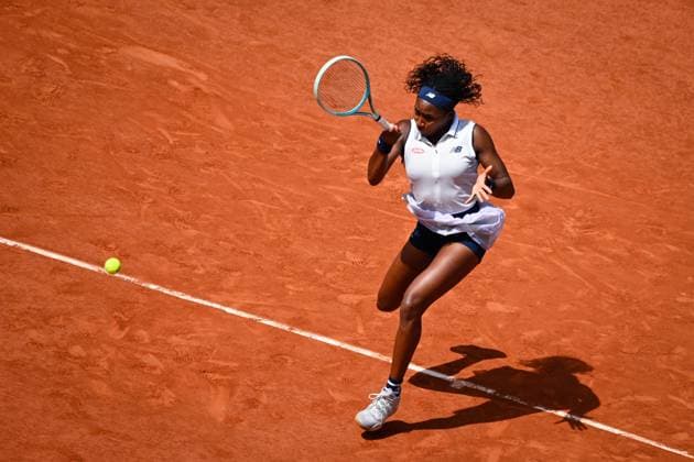 Coco Gauff ( USA ) during the 2024 French Open at Roland Garros on June 6, 2024 in Paris, France. ( Photo by federico pestellini panoramic ) - TENNIS : Roland Garros 2024 - Internationaux de France - 06 06 2024 FedericoPestellini Panoramic 