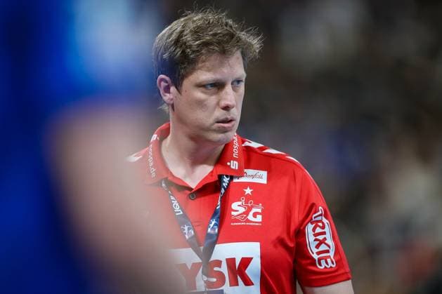 02 06 2024, Handball, Düsseldorf, PSD Bank Dome, Liqui Moly Handball Bundesliga, Matchday 34, Season 2023 2024, Bergischer HC SG Flensburg Handewitt Headcoach Coach Nicolej Krickau SG Flensburg Handewitt NRW Germany