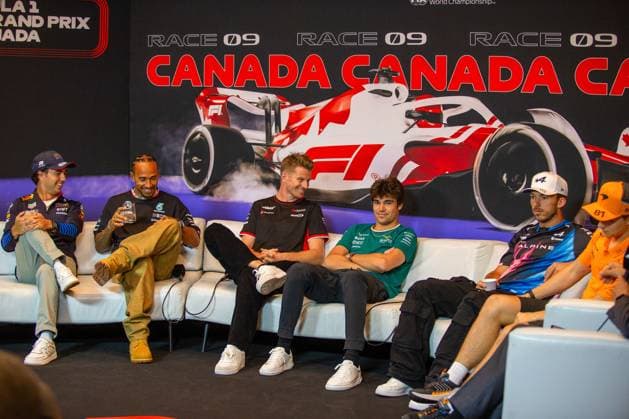Formula 1 Championship - Formula 1 Aws Grand Prix du Canada 2024 Driver press conference, PK, Pressekonferenz during Formula 1 Aws Grand Prix du Canada 2024, Montreal, Quebec, Canada, from Jun 6th to 9th - Rounfd 9 of 24 of 2024 F1 World Championship, WM, Weltmeisterschaft -  Copyright: xIPAxSport ABACAx
