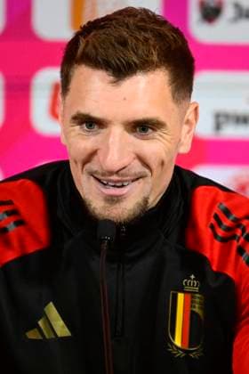 Media Activities of the Belgian National Football team - 20240607 TUBIZE, BELGIUM - JUNE 07 : Meunier Thomas defender of Belgium talking to the press during a press conference, PK, Pressekonferenz prior to the UEFA EURO, EM, Europameisterschaft,Fussball 2024 European Football Championship at the Belgian National Football center on June 07, 2024 in Tubize, Belgium, 07 06 2024 Tubize Belgium  Copyright: xPeterxDexVoechtx