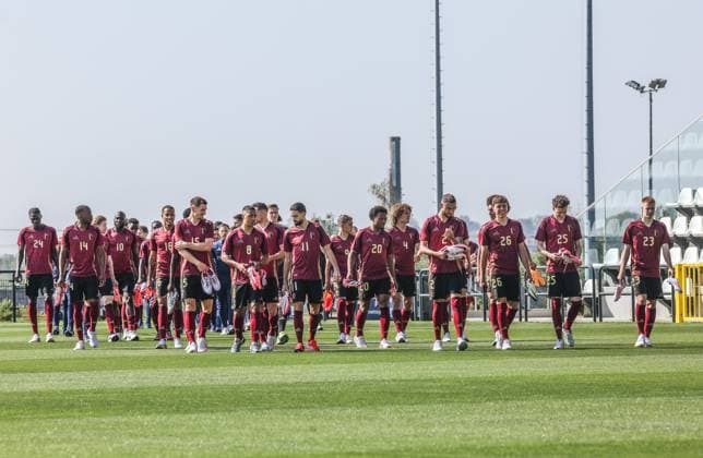 Belgian National Football team picture TUBEKE, BELGIE - June 07 Behind the scenes during a photoshoot of the Belgium National footbalteam The Red Devils pictured at 2024 on June 7, 2024 in TUBEKE, BELGIE, 07 06 2024 ROTSELAAR BELGIUM  Copyright: xPieter-JanxVanstockstraetenx