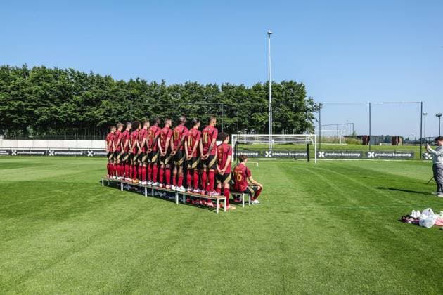 Belgian National Football team picture TUBEKE, BELGIE - June 07 Behind the scenes during a photoshoot of the Belgium National footbalteam The Red Devils pictured at 2024 on June 7, 2024 in TUBEKE, BELGIE, 07 06 2024 ROTSELAAR BELGIUM  Copyright: xPieter-JanxVanstockstraetenx
