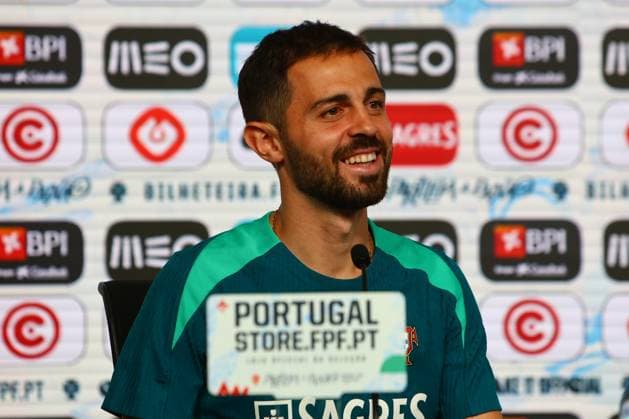 Portugal national football team, Selecao, 07 06 2024, Portugal Croatia press conference preparatory match for the European Championship 2024 , Bernardo Silva Portugal Copyright: FernandoxSoares