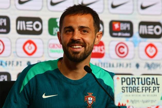Portugal national football team, Selecao, 07 06 2024, Portugal Croatia press conference preparatory match for the European Championship 2024 , Bernardo Silva Portugal Copyright: FernandoxSoares