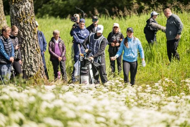 240607 Linn Grant or Sweden during the second round of the 2024 Scandinavian Mixed Golf Tournament on June 7, 2024 in Helsingborg Photo Petter Arvidson BILDBYRAN kod PA PA0827 golf scandinavian mixed bbeng volvo car scandinavian mixed  Copyright: PETTERxARVIDSON BB240607PA106